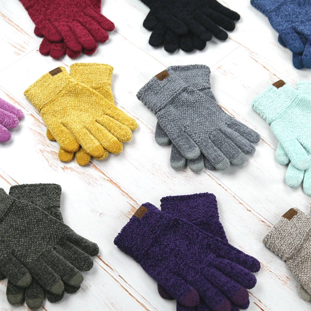 Truly Contagious - Wholesale Gloves - Women's - CC Chenille Touchscreen Glove ( G-9016 )19