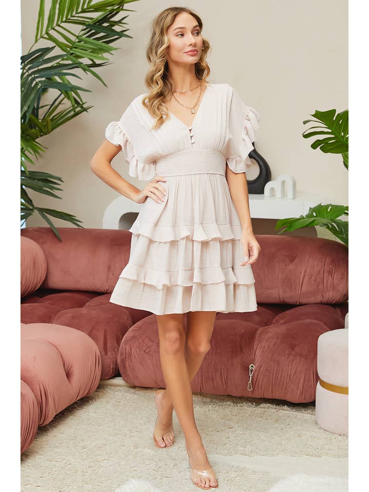 Sweet Lovely by Jen - Wholesale Dress – Women's - RUFFLE TIERED DRESS38