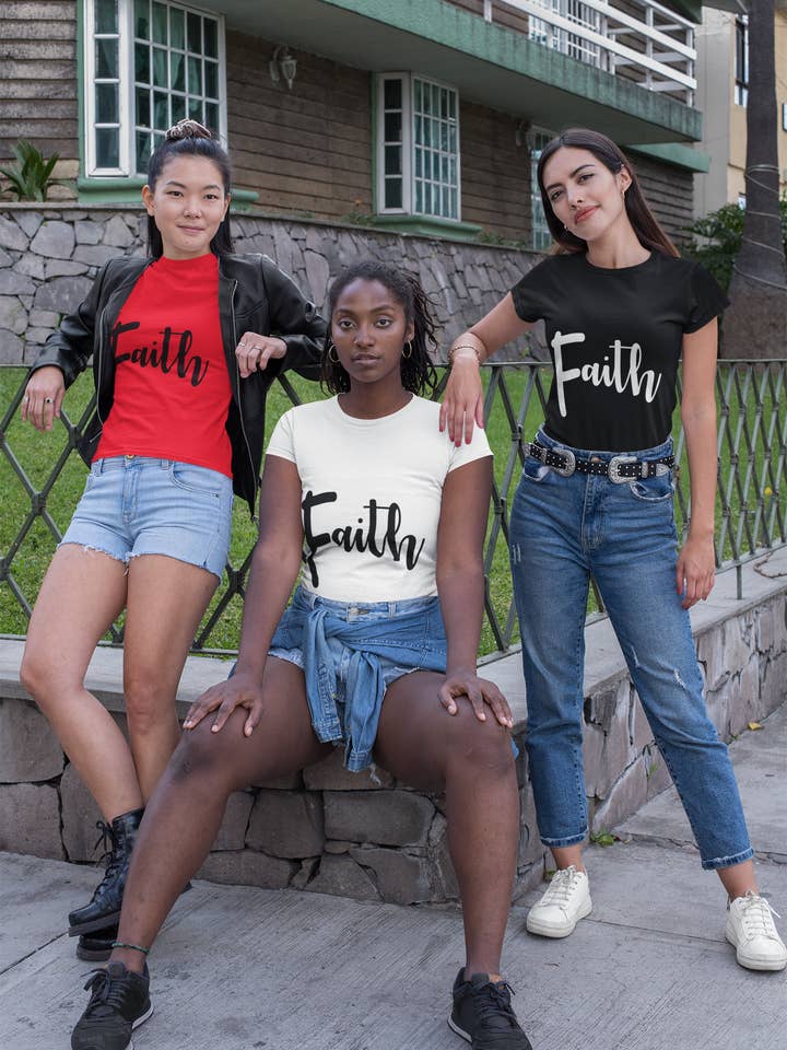 T-shirt Faith pour la vente par Kolored On Purpose