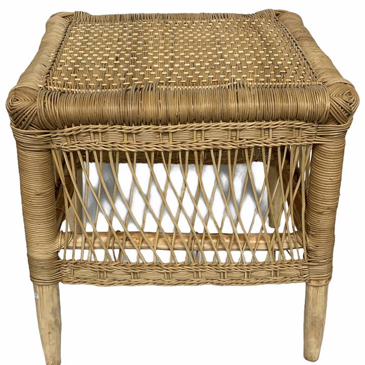 Botanical Boys – wholesale Side table – Malawi Rattan side table - handmade