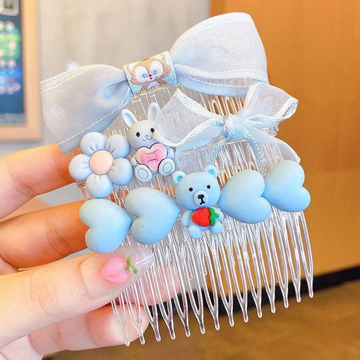 KiddieKickz - Wholesale Hair Clip - Kids - Children's Hairpin Comb Girl's Headdress 3pcs/set8
