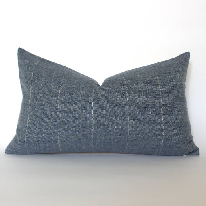 Textileish - Wholesale Throw Pillow Cover - Dark Blue Pillow Cover, Blue Throw Pillows Couch | Marina