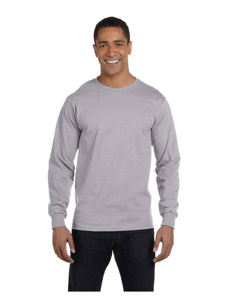 Total Apparel - Wholesale T-Shirt - Unisex - Gildan Dryblend 50/50 Long Sleeve Blank T-Shirt | 840012