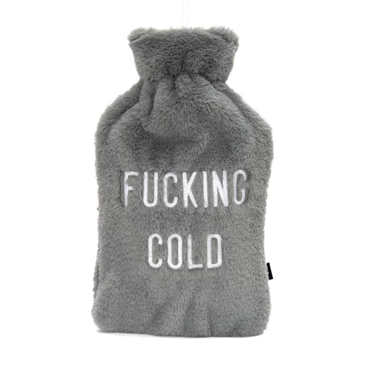 Sac d'eau "Fucking Cold" Gris pour la vente par Fisura