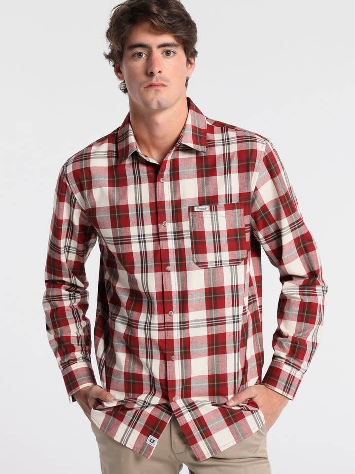 BENDORFF - Chemise tissée à carreaux | Manches longues pour la vente par PAUSANT SHOP ONLINE