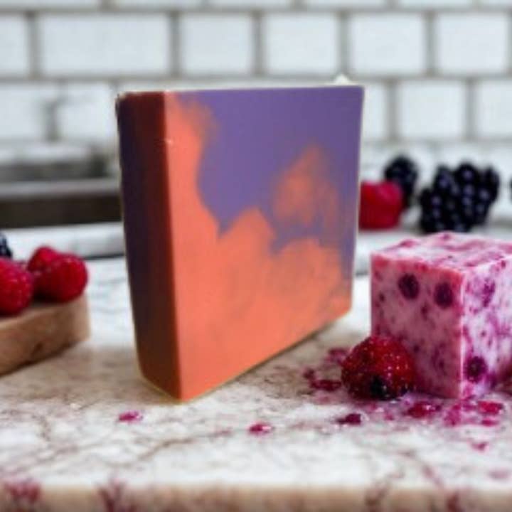Lola Luxe Limited Co. - Wholesale Bar Soap - Berry Breeze- Mixed Berry Scented Handmade Soap