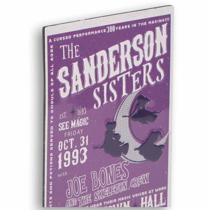 Open Road Brands, LLC - Wholesale Magnet - Disney Hocus Pocus Sanderson Sisters Poster Metal Magnet2