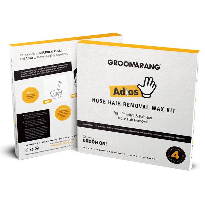 My Wholesale Warehouse - Wholesale Body Hair Removal Product - Groomarang Adios Nose Hair Removal Wax Kit1