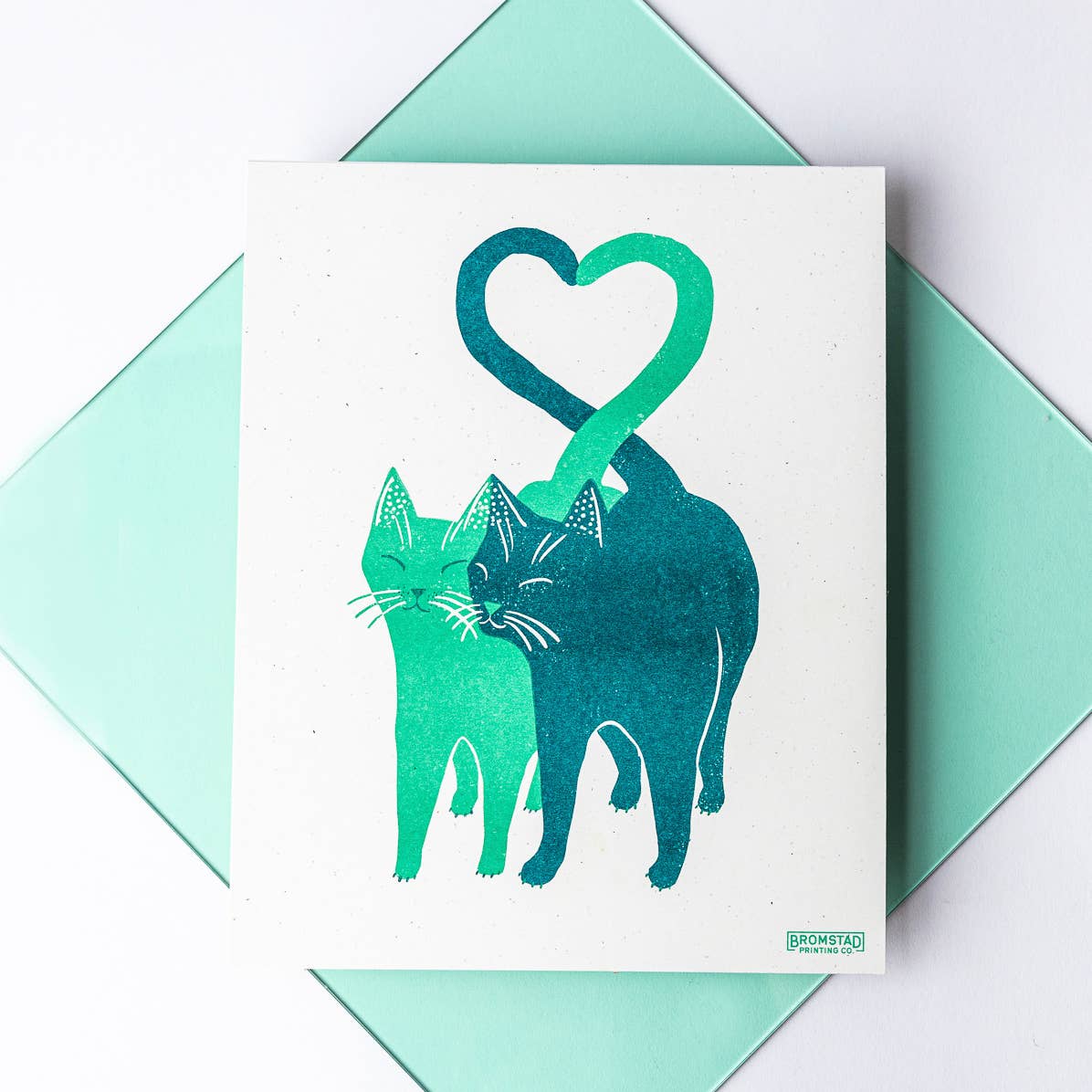 Bromstad Printing Co. - Vendita all'ingrosso Stampa artistica - Love Cats - Stampa Risograph2