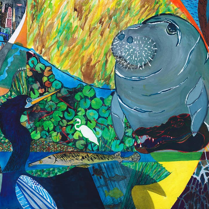 8" x 10" Digital Print, "Water Diversion: The Everglades" for wholesale by Marco Image & Concept