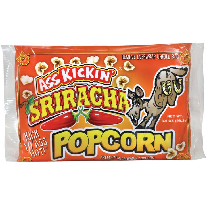 Southwest Specialty Food - Wholesale Popcorn - Ass Kickin’ Sriracha Popcorn