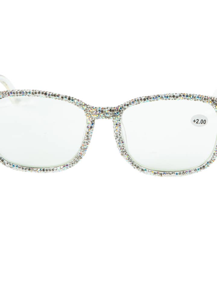 Lettore quadrato in strass fatto a mano AG10443 - AB per la vendita all'ingrosso da parte di Ole