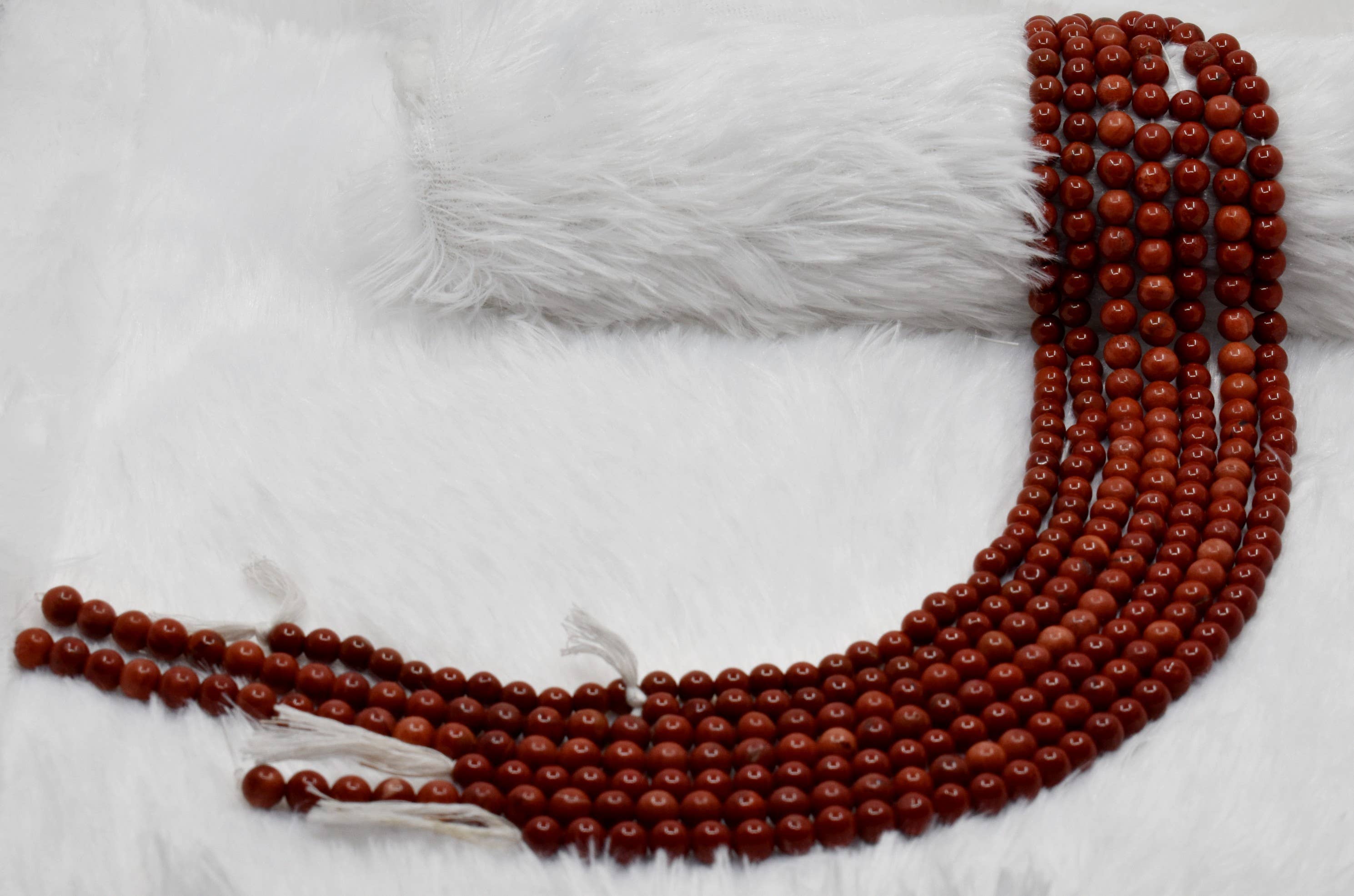 Soothing Crystals – Engroshandel Perler – Krystal Smykkesten Perler | Rød Jaspis | Helbredende Ædelstensperler1