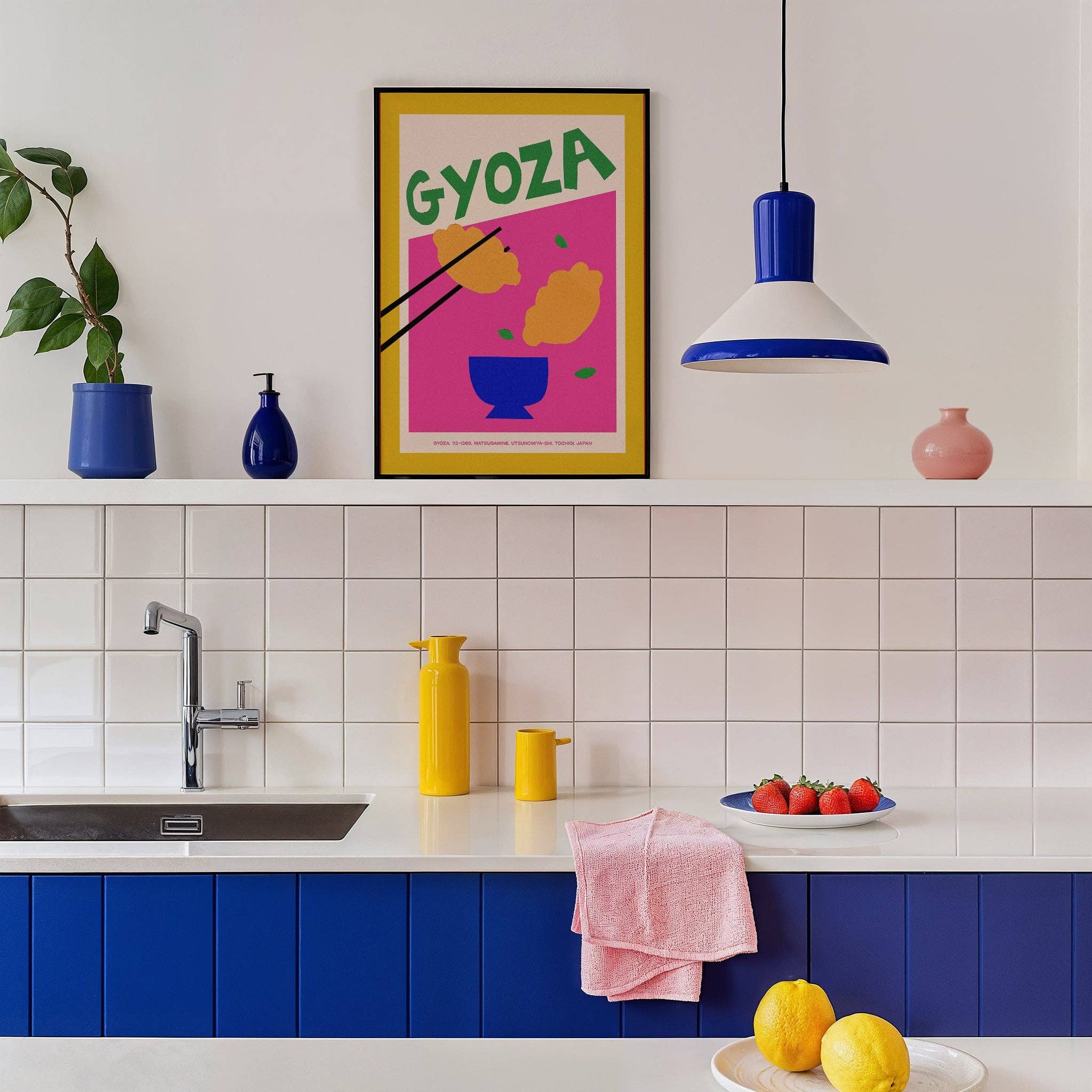 Proper Good - Wholesale Art Print - Gyoza Hand Collaged Print1