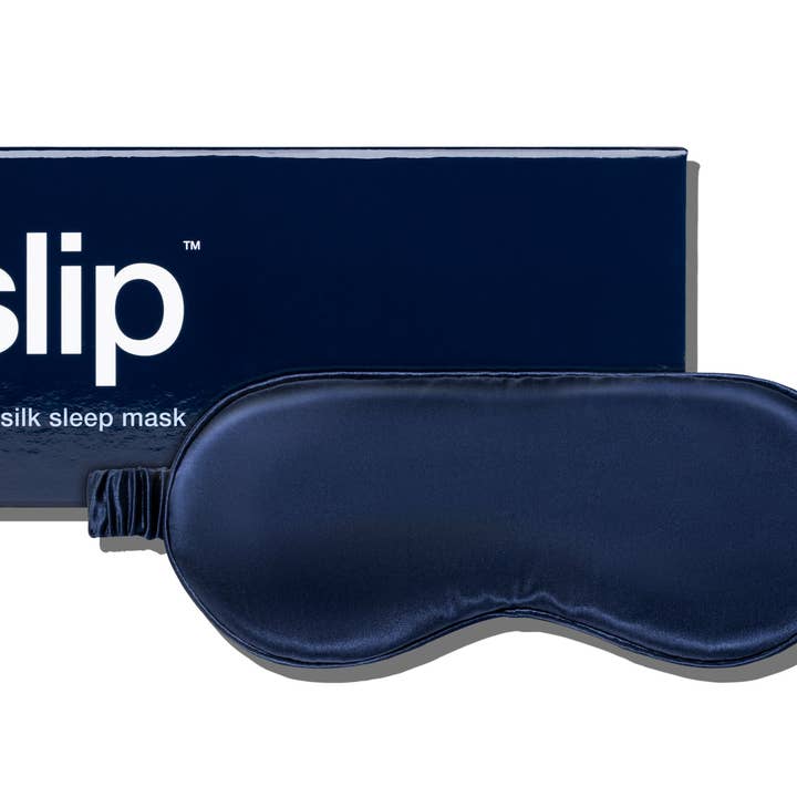 Navy Sleep Mask for wholesale by Slip