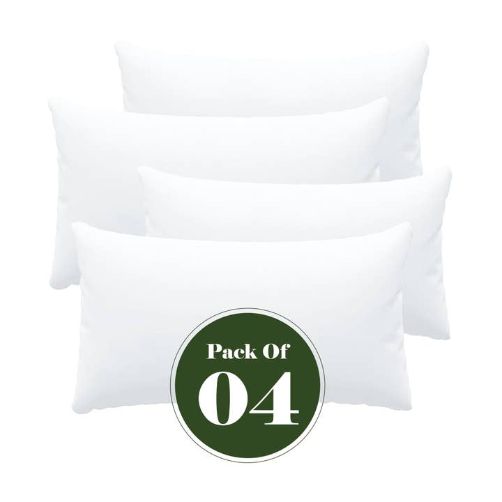 EV Dekor 100% Egyptian Cotton-4 Pack Pillowcases-White for wholesale by The Fitted Sheets