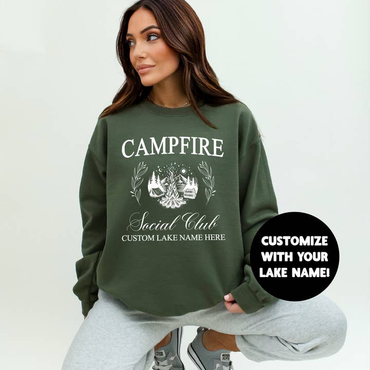 Campfire Social Club Personlig Tröja | Sommarkläder | Anpassade Kläder för wholesale av DIYxe