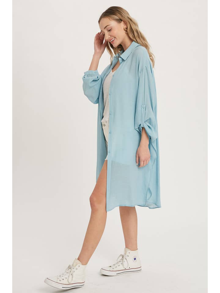 Bluivy – Camisa com botões no colarinho – Mulher por atacado – CAMISA DE PALANGRE VENTILADA COM BOTÕES5