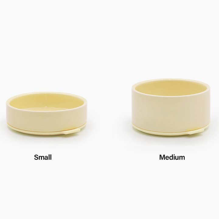 Pets So Good - Wholesale Pet Bowl - Cat/Dog - Pudding Pet Bowl . Lemon Yellow2