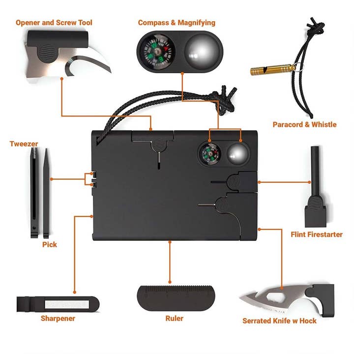 Black Survival Tool for wholesale on Faire4