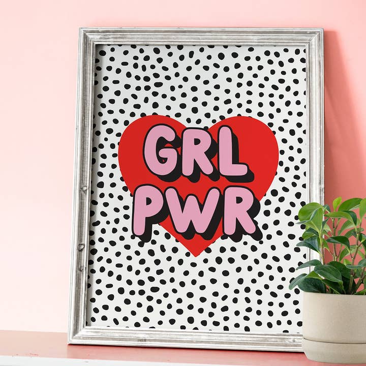 GRL PWR | WALL ART PRINT for wholesale by Penny And Me