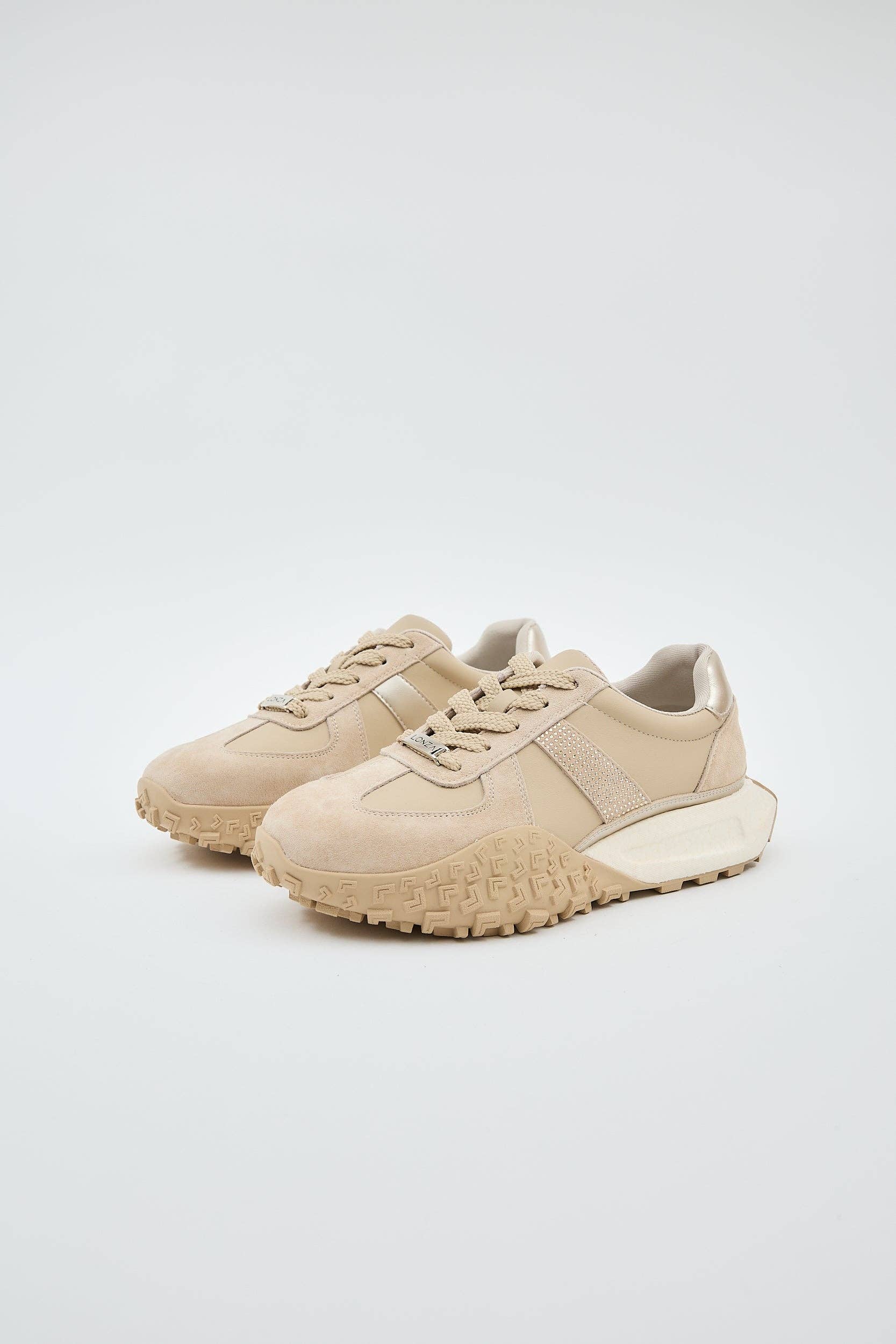 LONZA SHOES - Vente Baskets tendance – femme - Lenora Beige2