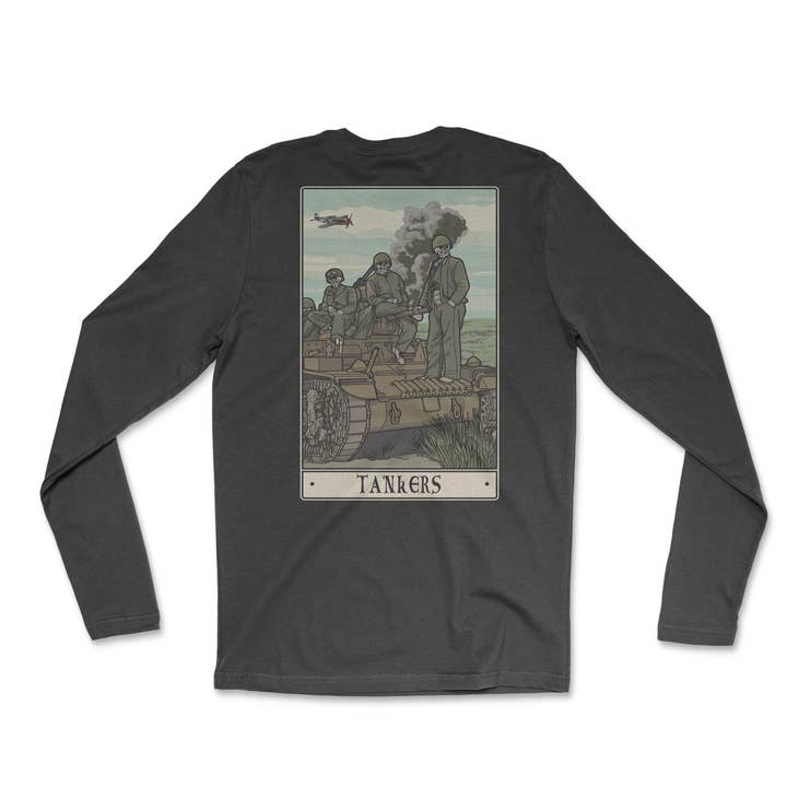 Maglia a Maniche Lunghe Tankers per la vendita all'ingrosso da parte di Platoon Daddy LLC