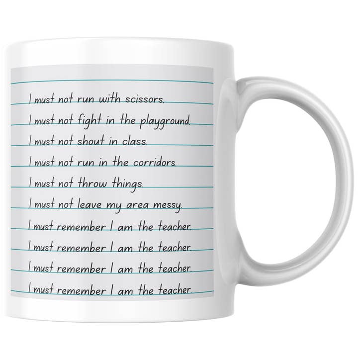 Grappige mok voor leraren, groot handvat van 11 oz voor wholesale door Lunabuloona