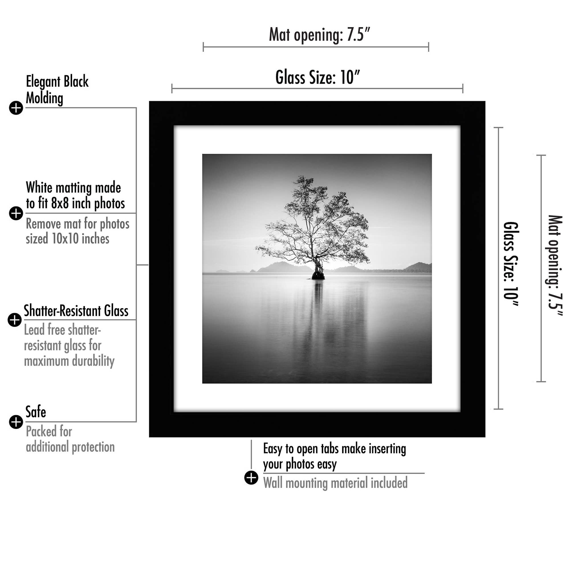 Americanflat - Wholesale Picture Frame - Americanflat Picture Frame with Mat Standard Molding109