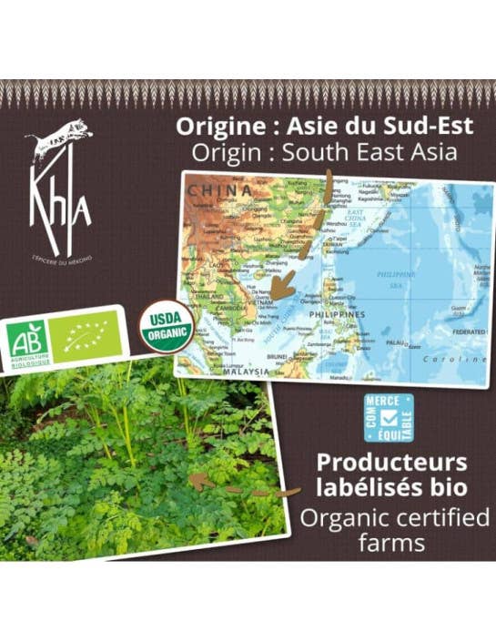 Khla - L'épicerie du Mékong - Venta al por mayor Especias secas - Curry Detox Orgánico en Polvo - Formato de 1 kg4