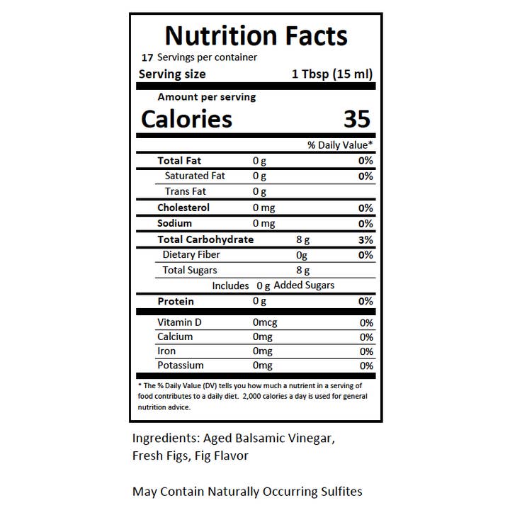 Sutter Buttes - Wholesale Vinegar - Fig Balsamic Vinegar – 60ml1