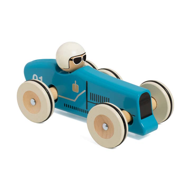 Classic World Car Montlhery – Wooden FSC Toy Car for Kids for wholesale by Hippychick