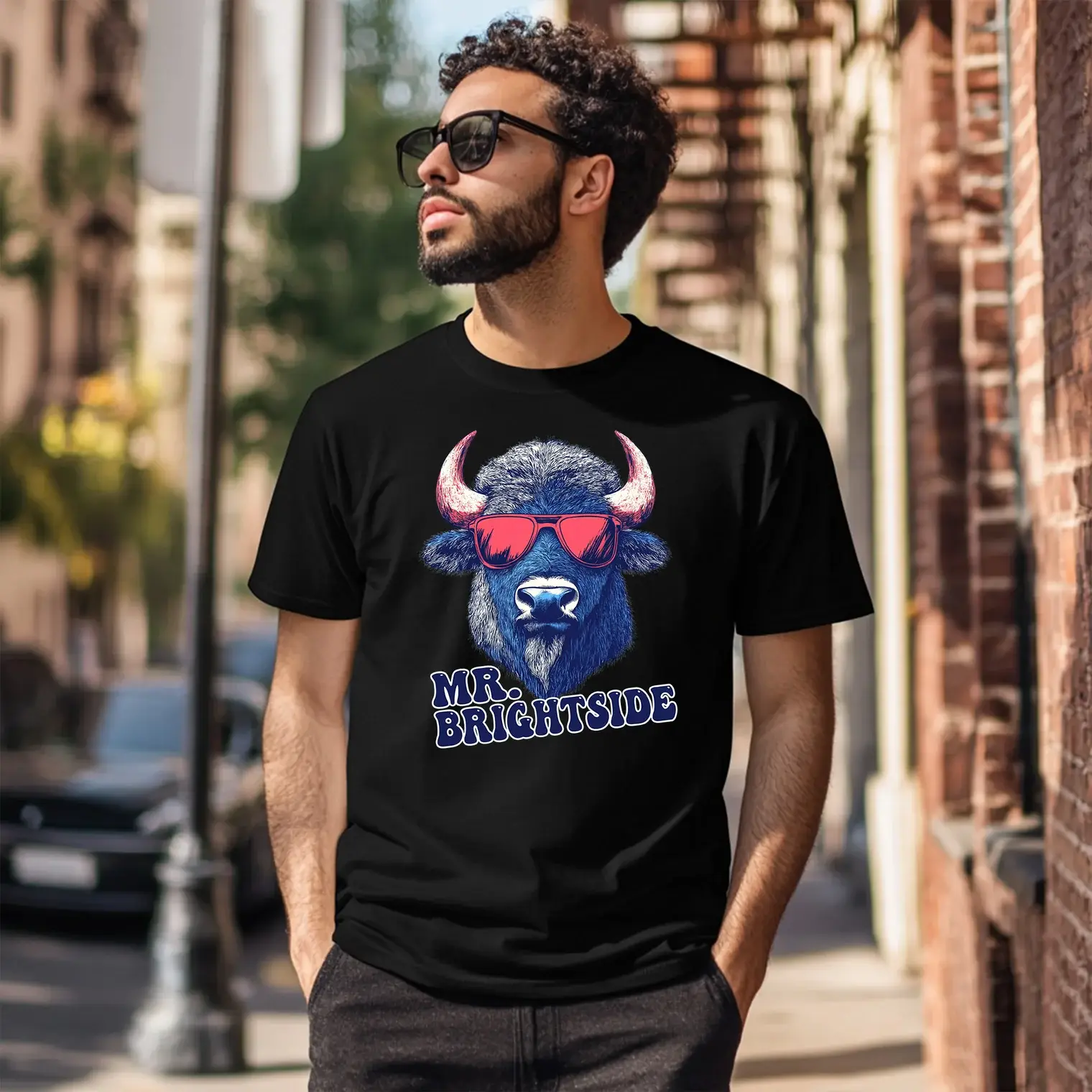 Into The Desert - Wholesale T-Shirt (Graphic) - Unisex - Mr Brightside Buffalo Unisex T-shirt1