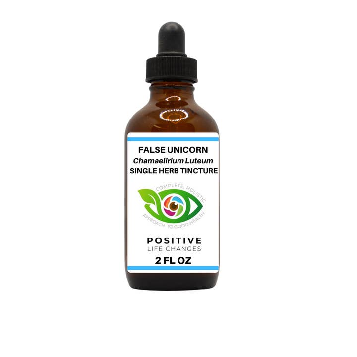 False Unicorn Root Single Herb Tincture for wholesale by Positive Life Changes, LLC