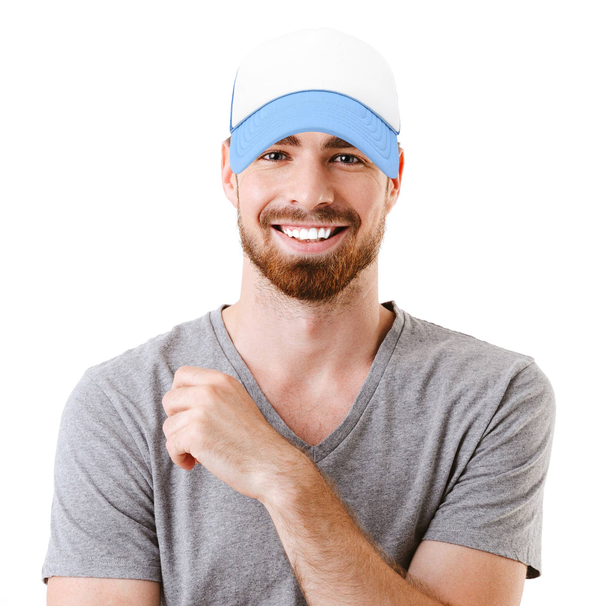 Dalix - Venta al por mayor Gorra trucker - Unisex - DALIX Trucker - Gorra de dos tonos con correa ajustable53