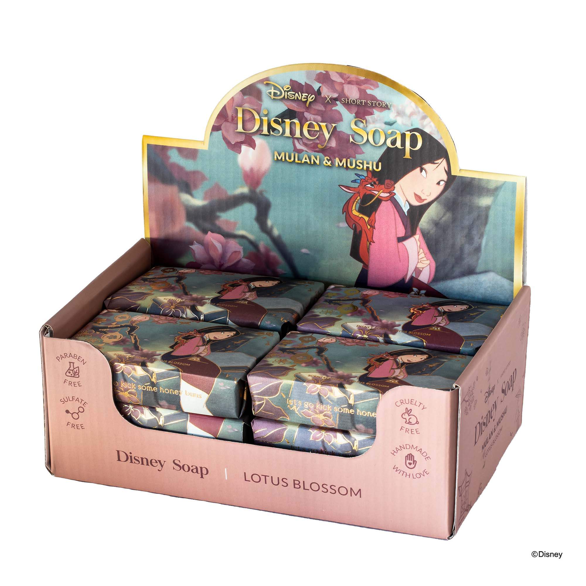 Short Story - Wholesale Bar Soap - Disney Soap Mulan & Mushu1