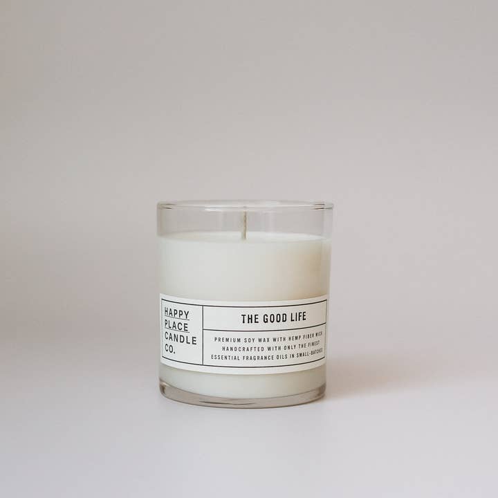 Vela de 9oz La Buena Vida para venta al por mayor de Happy Place Candle Co.