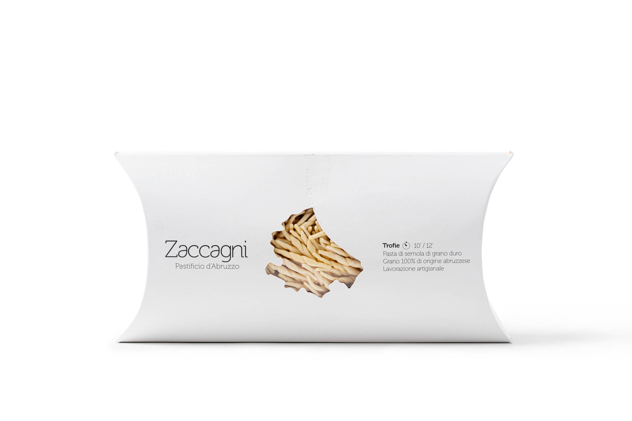 Pasta Zaccagni Pastificio d'Abruzzo Made in Italy - Wholesale Pasta - Trofie 500 g - Premium Pasta - Made In Italy1