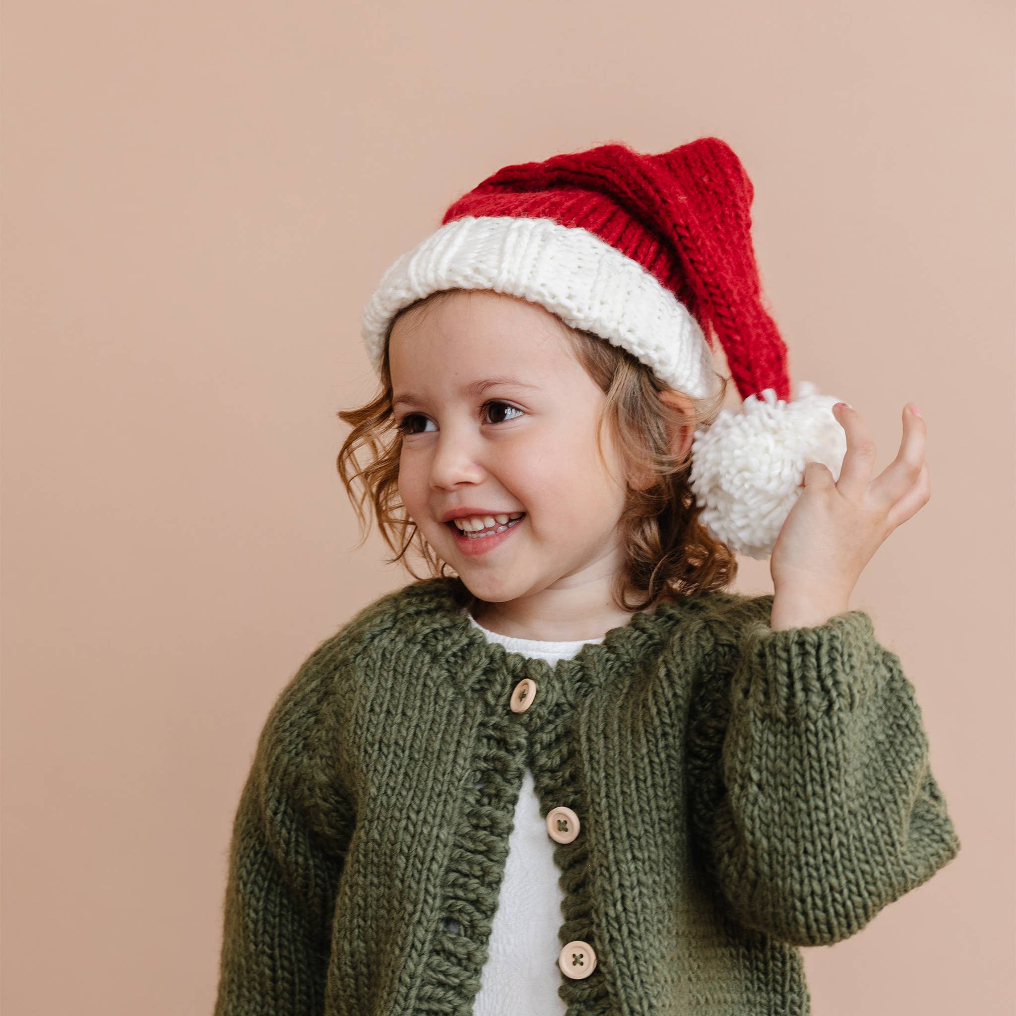 The Blueberry Hill – wholesale Beanie – Kids – Nicholas Santa Hat Kids Baby Christmas Holiday Gift2