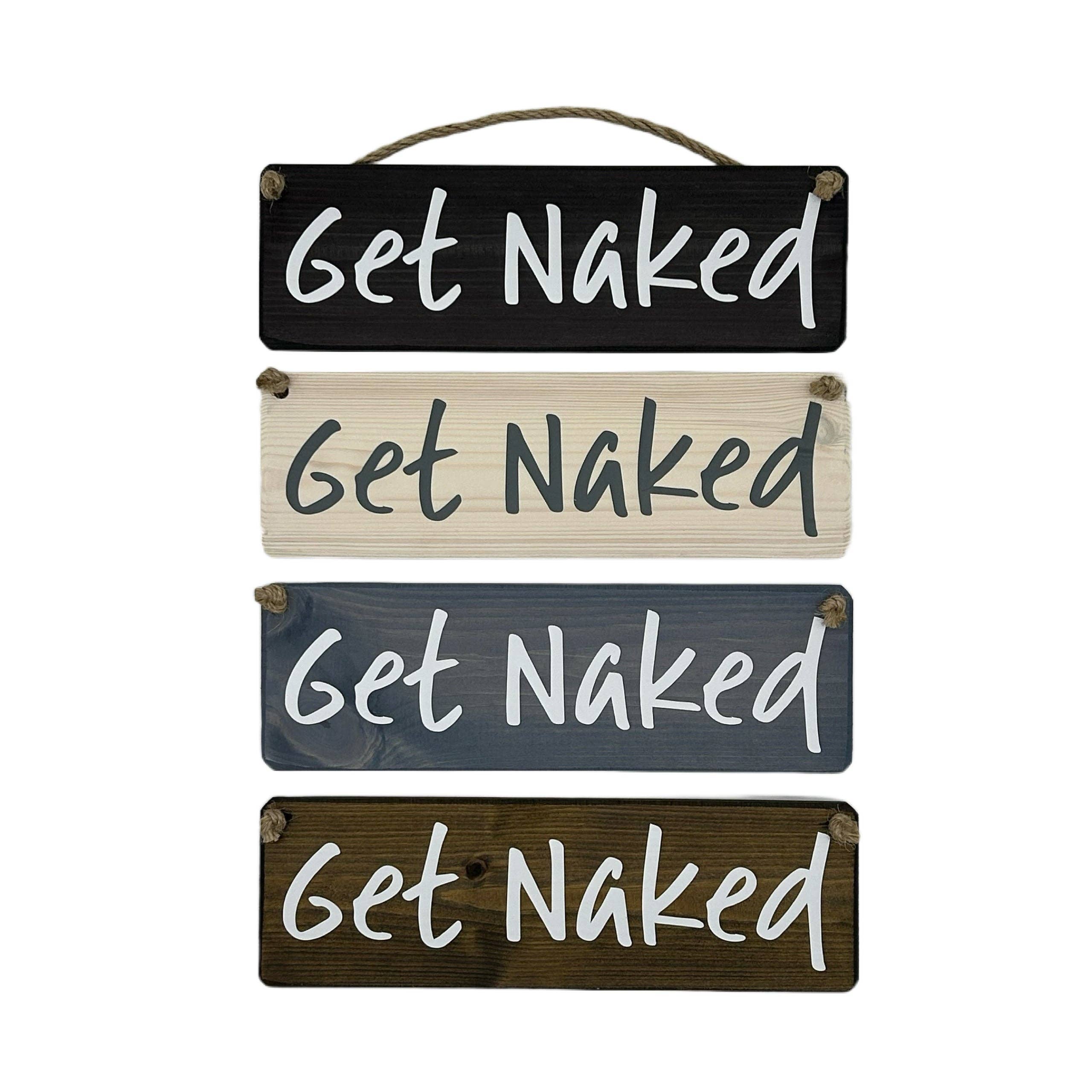 The Giggle Gift Company – wholesale Sign – Get Naked!4