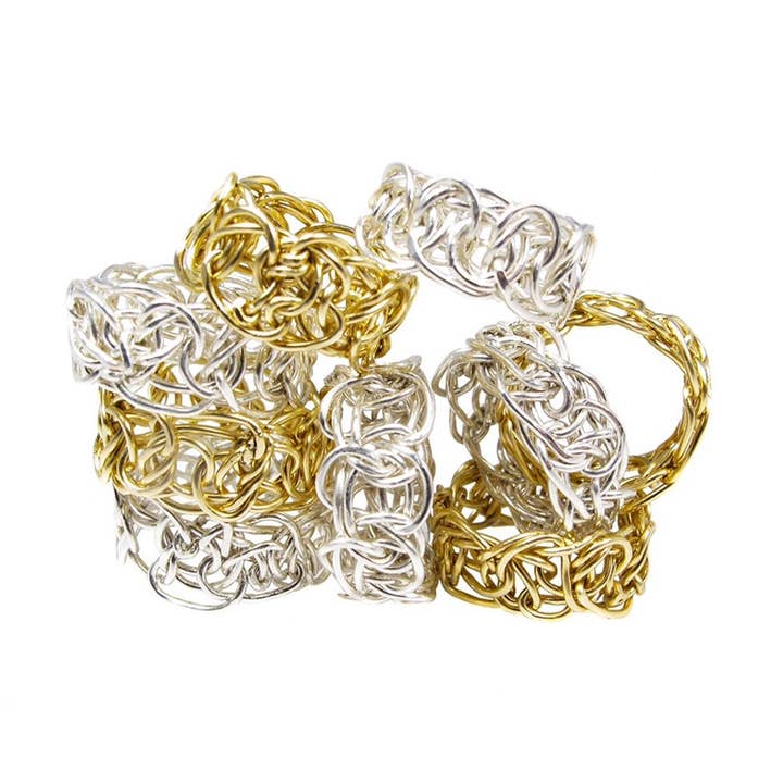 Mini Bague Argent pour la vente par CassandraCollections