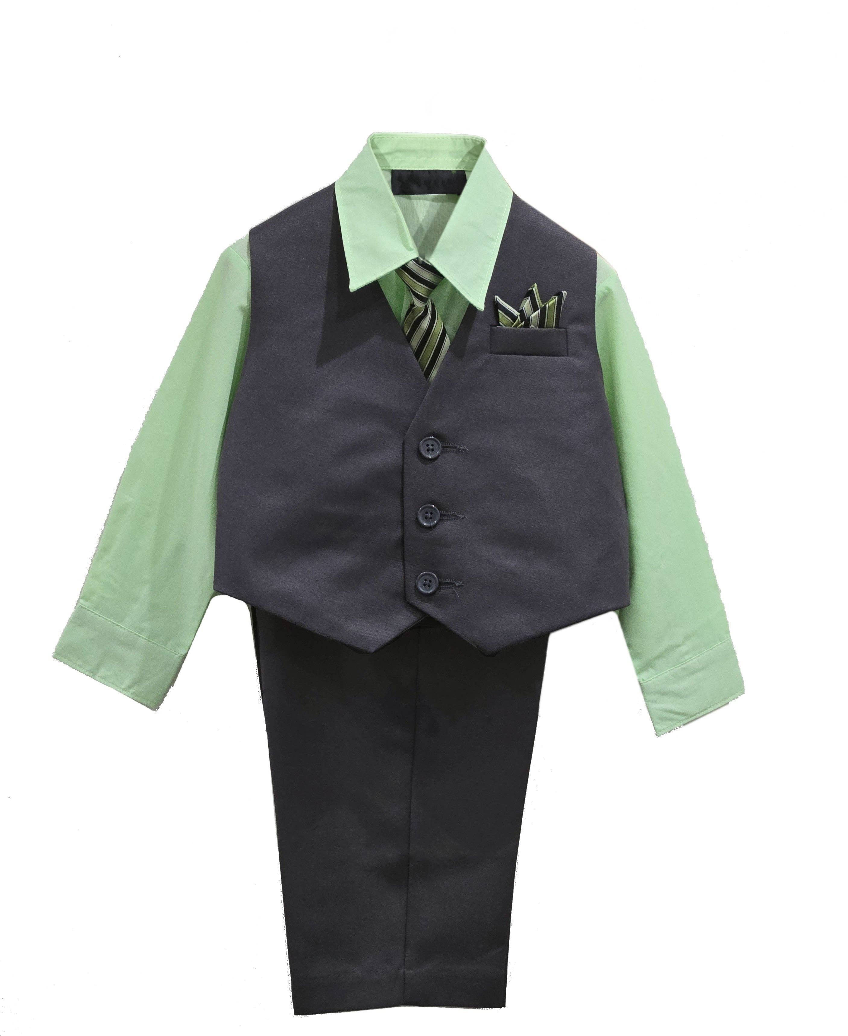 b-one inc - Wholesale Suit Set - Kids - Boys' Vest Suit Set, 5-Piece, Many Colors, Sizes 2T-148