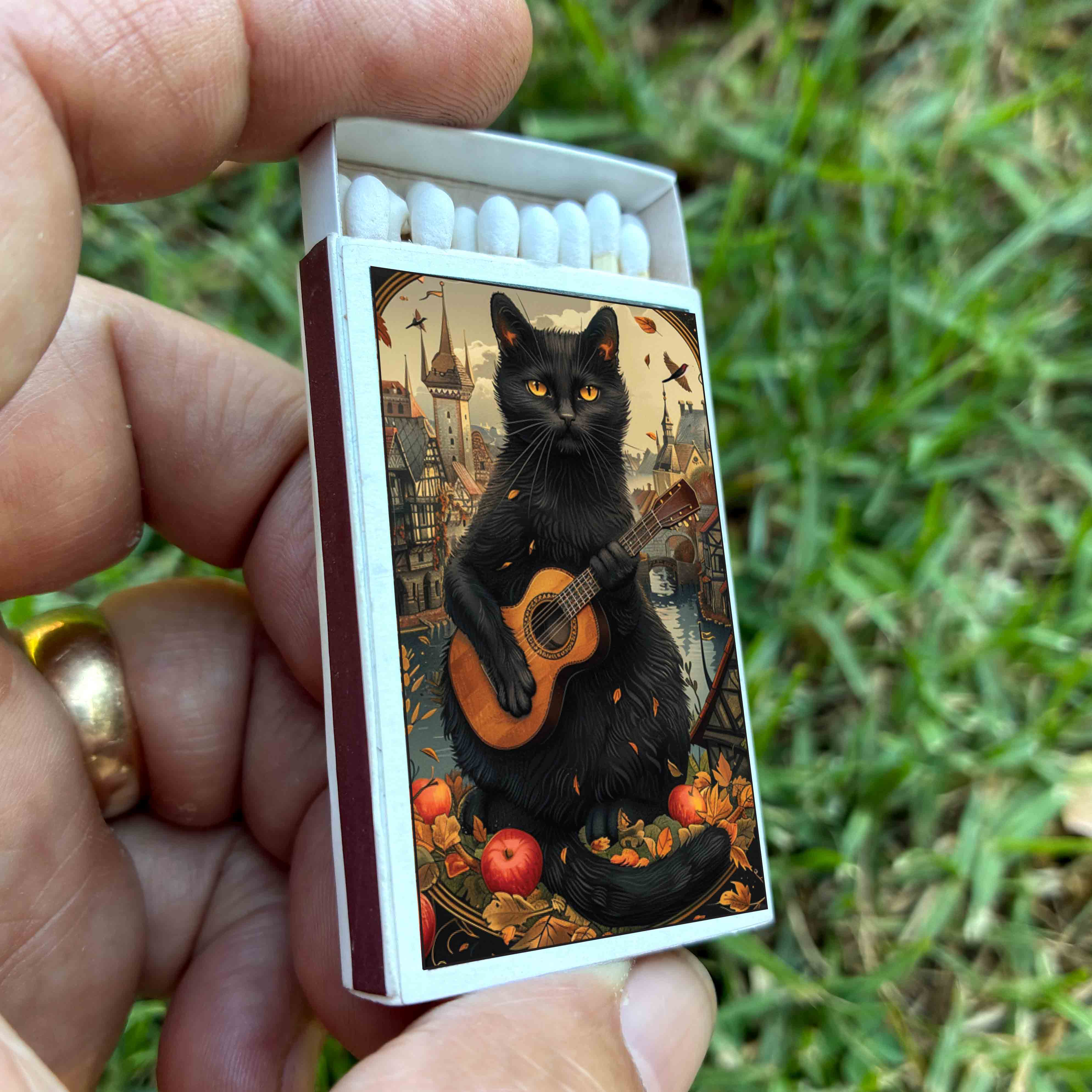 Most Amazing - Vente Allumettes - Allumettes • Chat Noir d'Halloween • Décoration d'Intérieur pour Bougies2