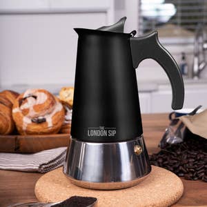 Eurolux Percolator Coffee Maker Pot - 9 Cups | Durable Stainless Steel Material | Brew Coffee on Fire, Grill or Stovetop | No Electricity, No Bad