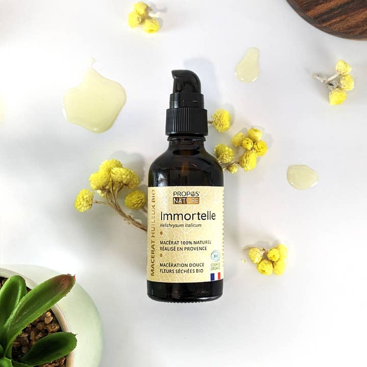 Propos'Nature – wholesale Bad- och kroppsolja – Ekologisk Immortelle-macerat - 100% Fransk - 50 ml