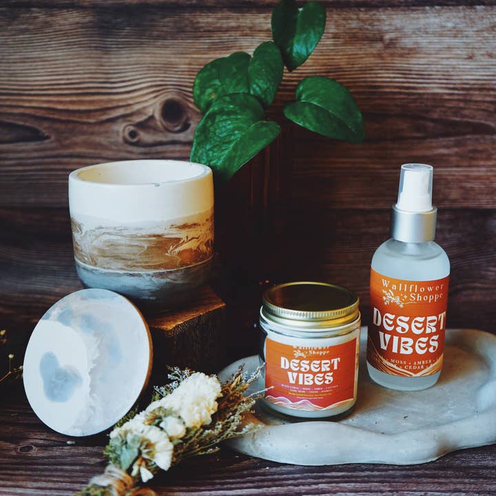 The Wallflower Shoppe - Wholesale Jar/Filled Candle - Desert Vibes5