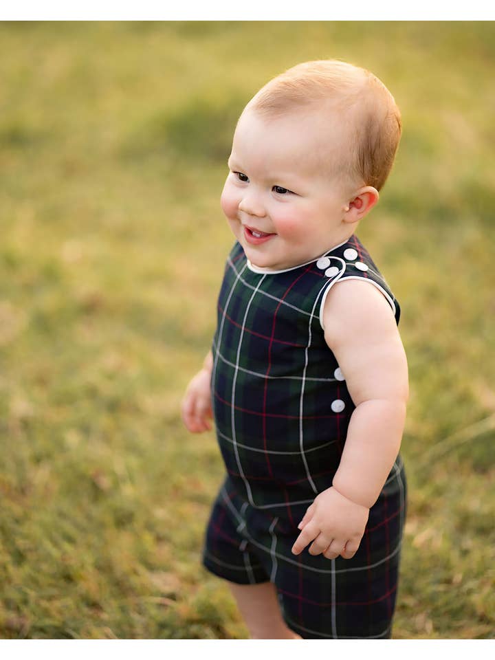 The Yellow Lamb - Wholesale Jumpsuit – Baby - Berkeley Jon Jon - Kensington Plaid3