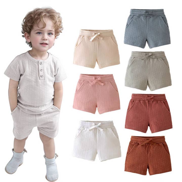 Shorts décontractés pour enfants en coton doux et respirant pour l'été pour la vente par shoplittleswan