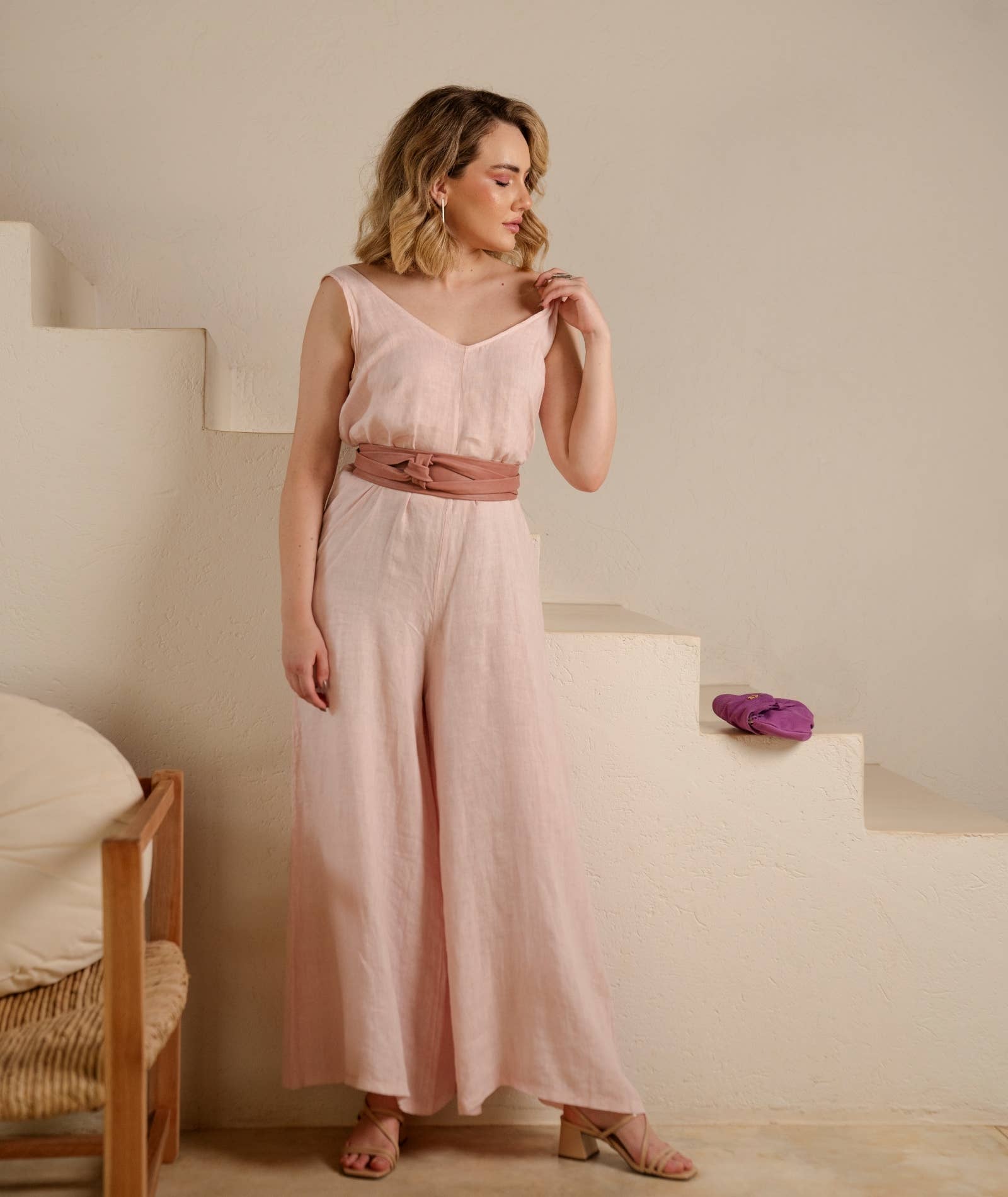 ADA Collection Belts – Großhandel Gürtel – Damen – Wickelgürtel – Cinder Rose | Verstellbare Einheitsgröße | Kernstil5