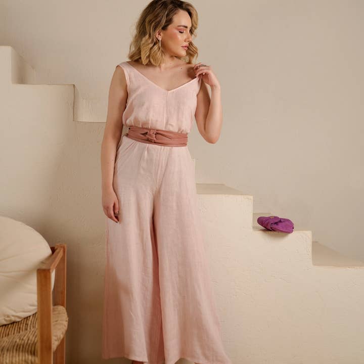 ADA Collection Belts – Großhandel Gürtel – Damen – Wickelgürtel – Cinder Rose | Verstellbare Einheitsgröße | Kernstil5